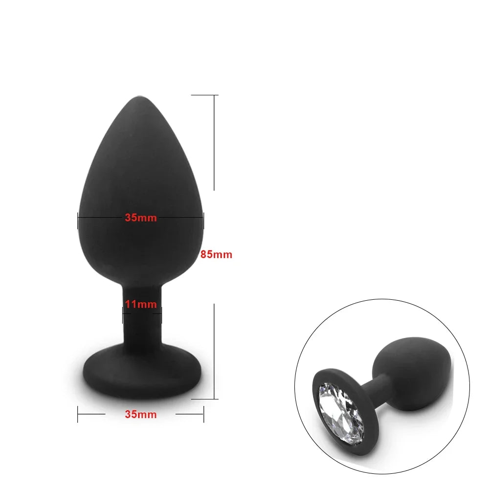 4pcs Silicone Anal Plugs