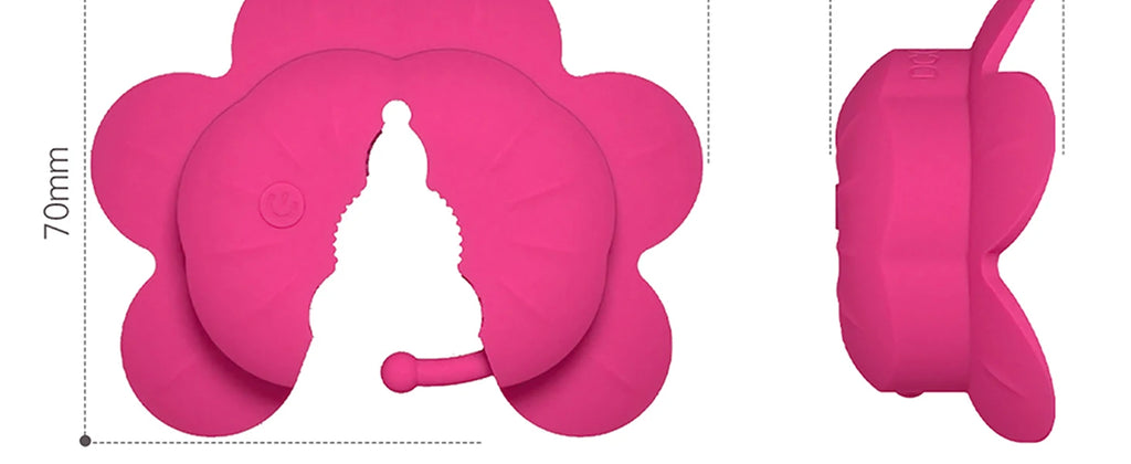 Rose Nipple Clamps Vibrator