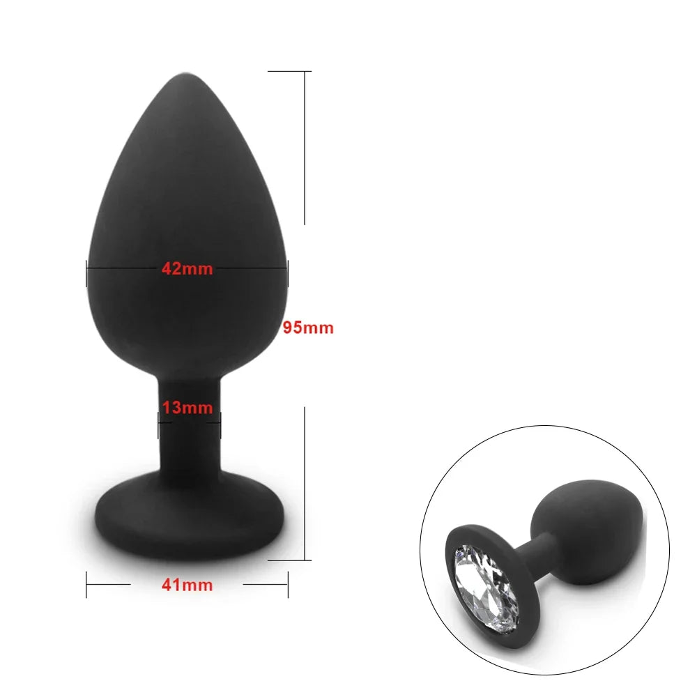 4pcs Silicone Anal Plugs