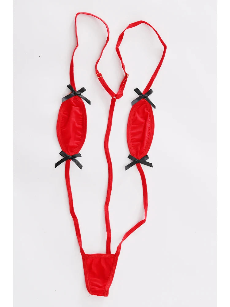 Open Bra Crotchless Bodysuit