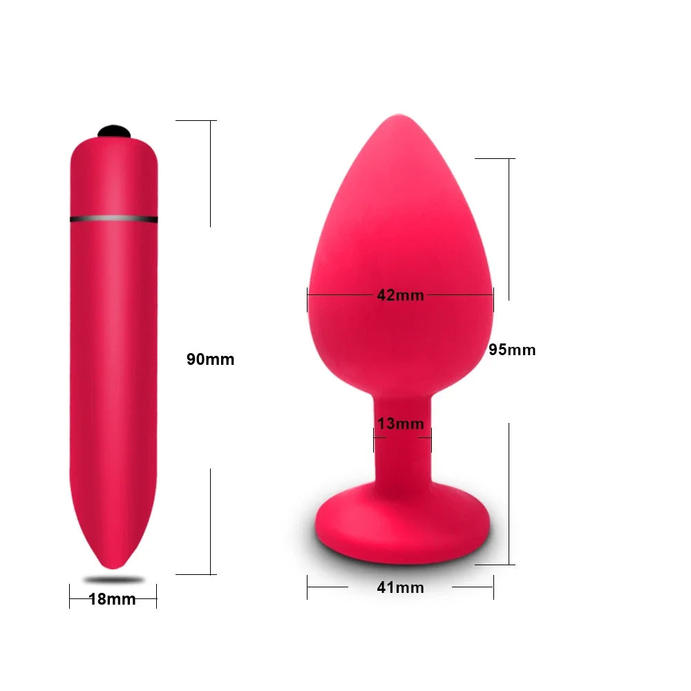 4pcs Silicone Anal Plugs