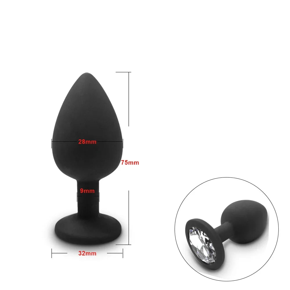 4pcs Silicone Anal Plugs