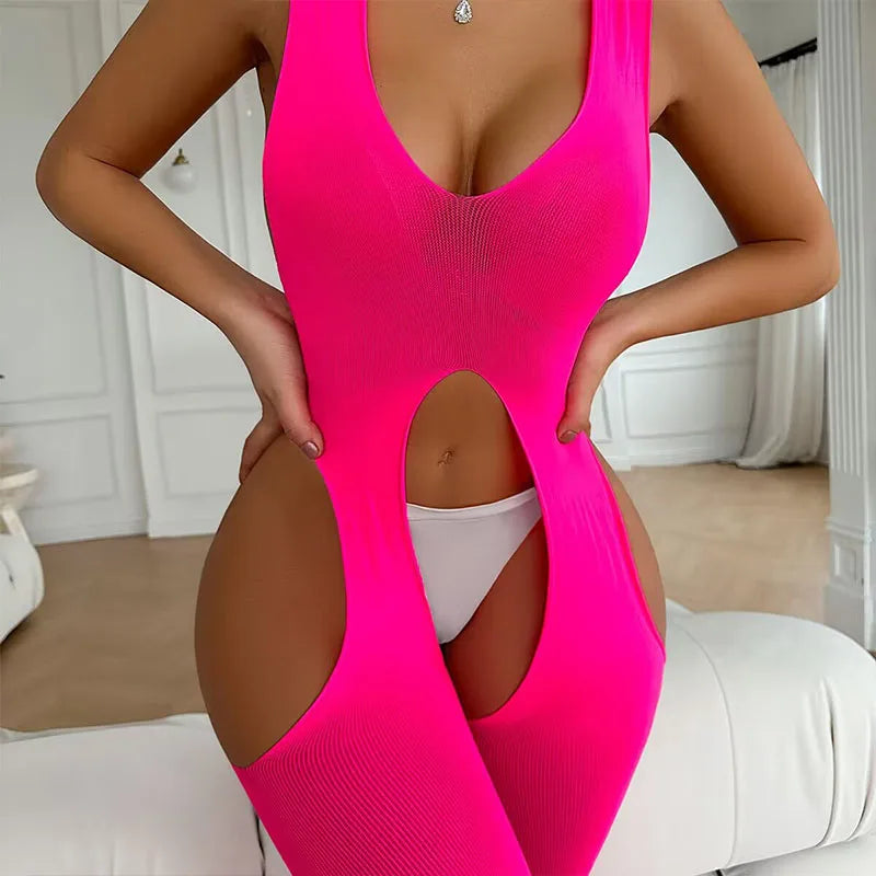 Crotchless Fishnet Bodystocking
