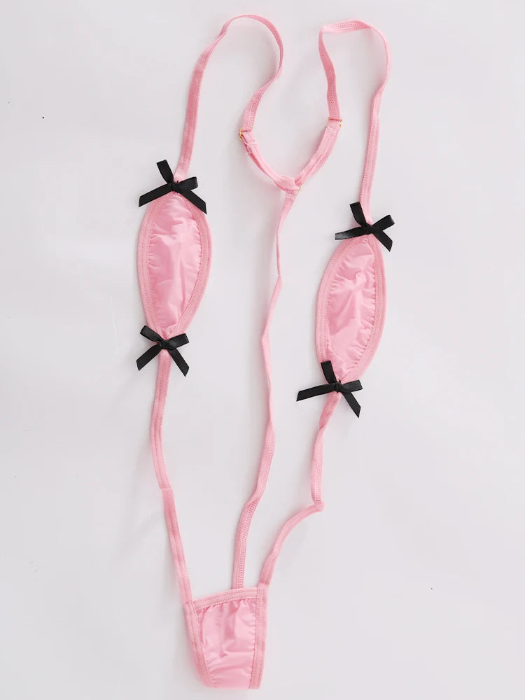 Open Bra Crotchless Bodysuit