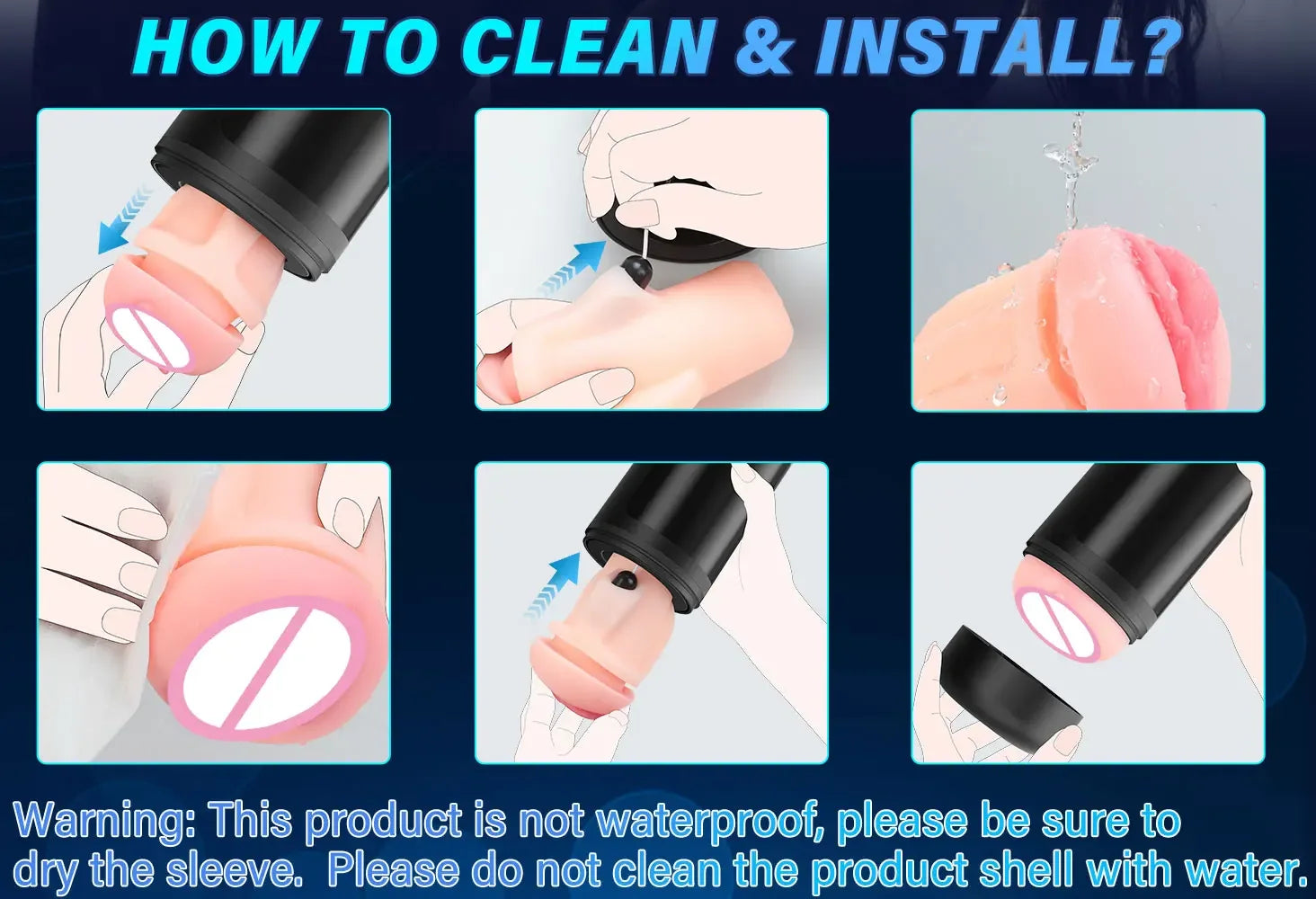 Realistic Male Masturbator