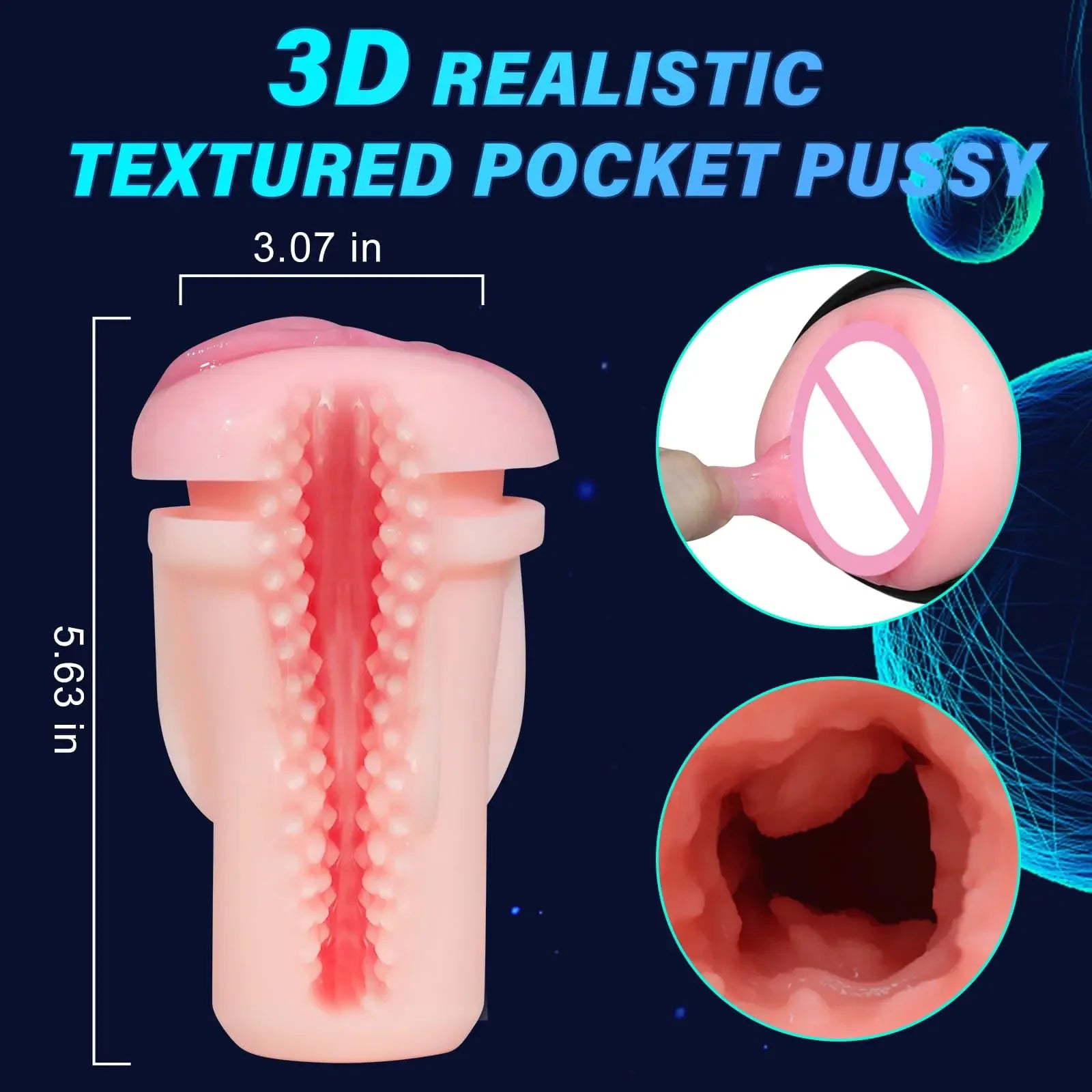 Realistic Male Masturbator