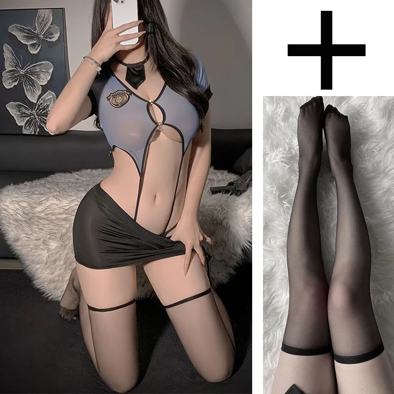 Sexy Police Costume Lingerie
