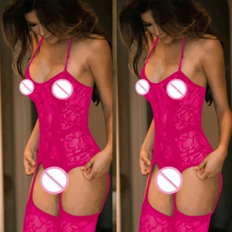 Plus-Size Lingerie Bodysuit