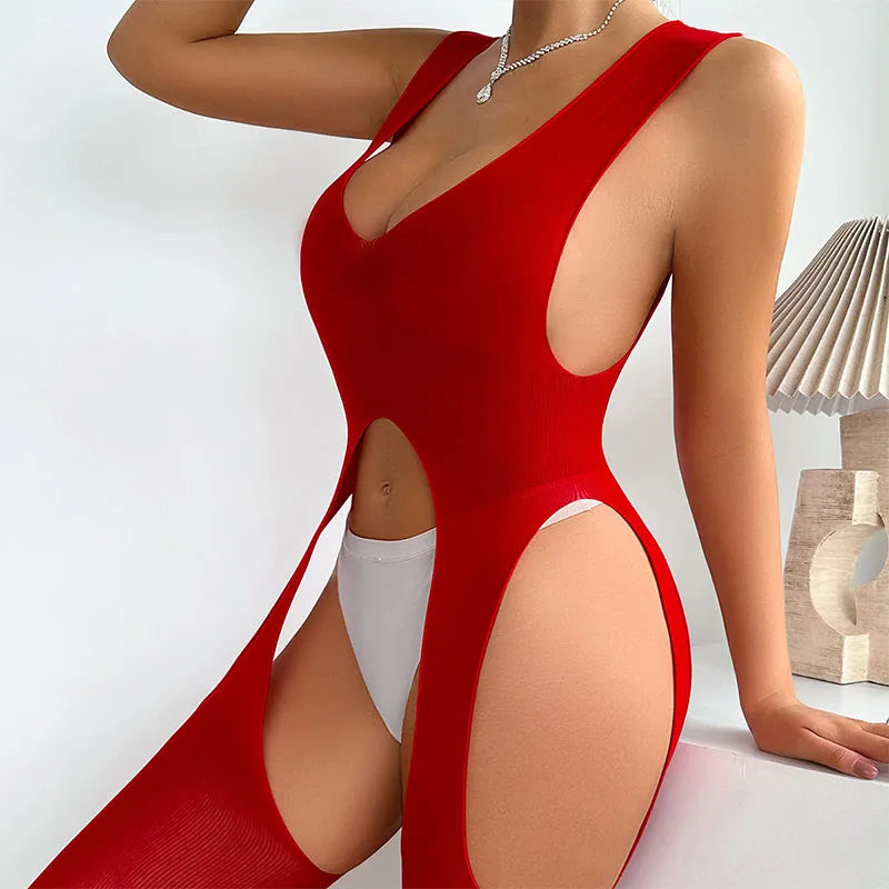 Crotchless Fishnet Bodystocking