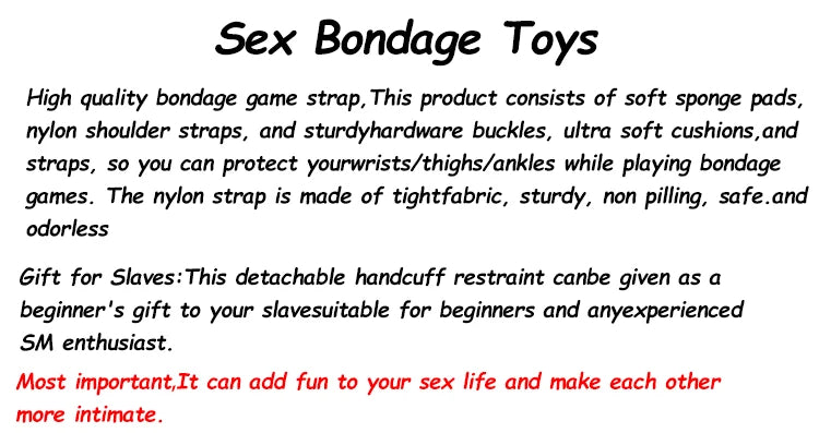 Bondage Restraint Set