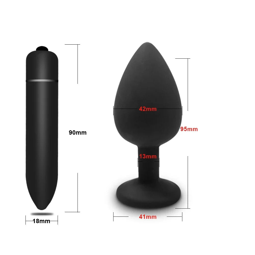 4pcs Silicone Anal Plugs