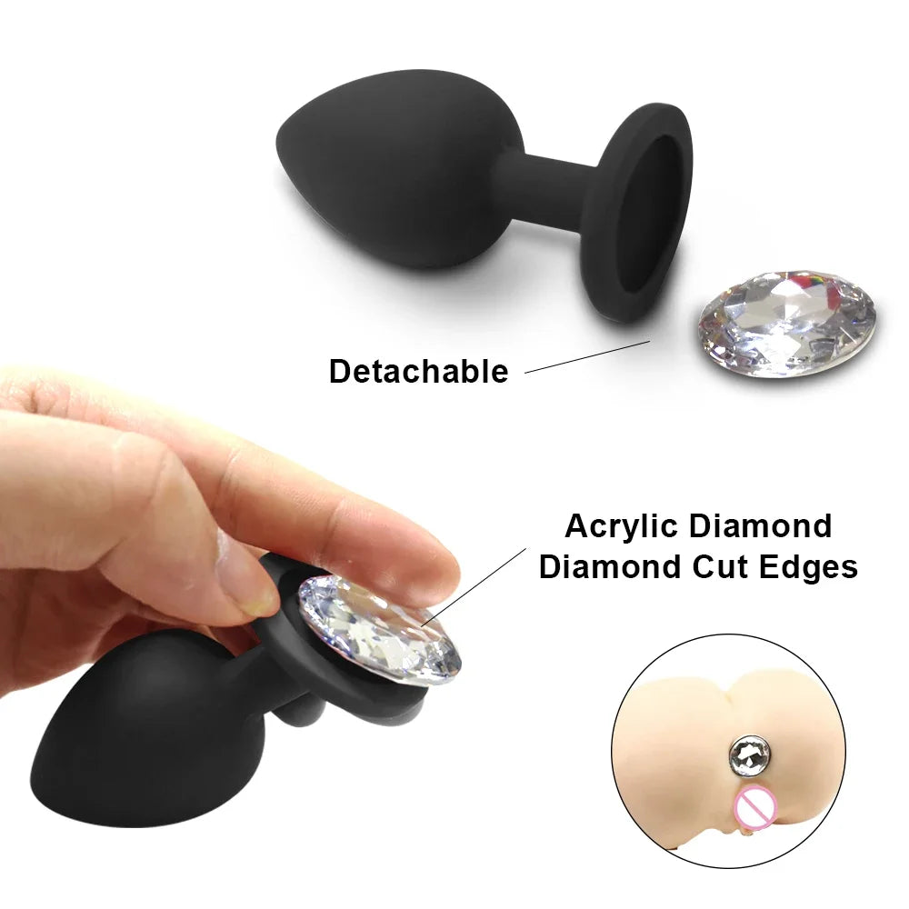 4pcs Silicone Anal Plugs
