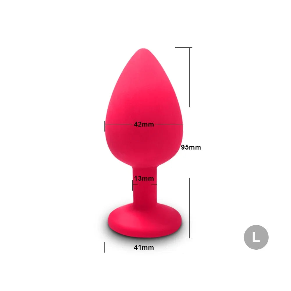 4pcs Silicone Anal Plugs